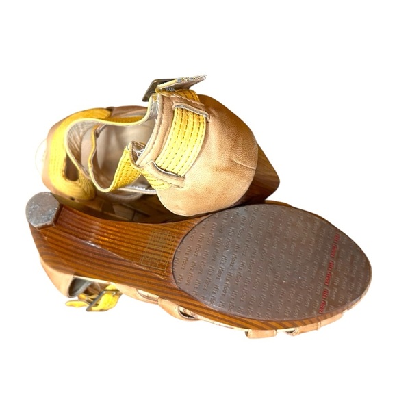 Miz Mooz Petra Women's Bohemian Leather Wedge Heels- Size 9 - Picture 6 of 7